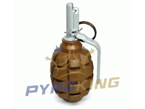 Granat rozpryskowy treningowy Pyro-F1G z grochem Granat rozpryskowy treningowy Pyro-F1G z grochem