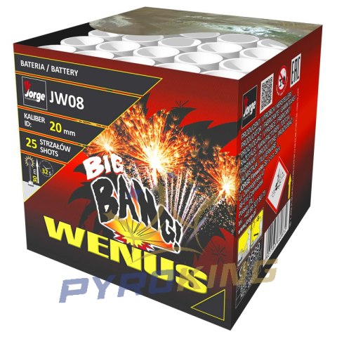 JW08 - WENUS - SERIA BIG BANG! F2 25s 20mm JW08 - WENUS - SERIA BIG BANG! F2 25s 20mm