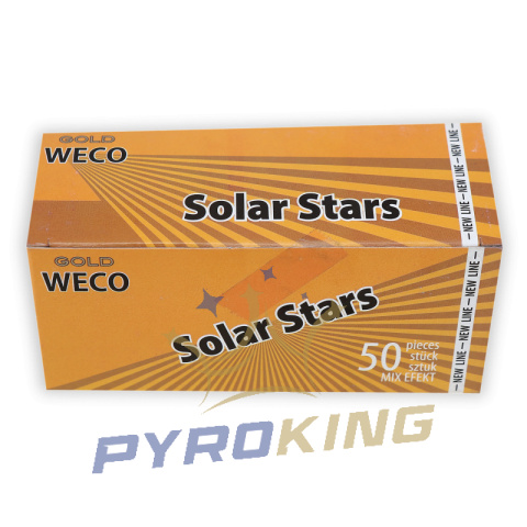 Rakietnica Pistoletowa Knall Solar Stars 50 szt