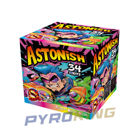 Wyrzutnia Astonish 34 strzałów 25-30 mm SRPYRO Wyrzutnia Astonish 34 strzałów 25-30 mm SRPYRO