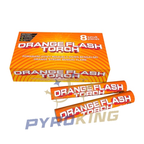 JF103/O - ORANGE STROBE BENGAL FLAME