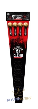 Mocne Rakiety Thunder Titan 65 mm 4 sztuk uwaga bardzo głośne