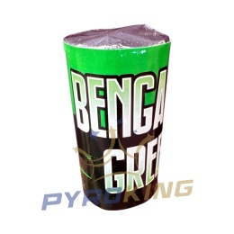 Ogień wrocławski Bengalos Green P-OW/G mocny zielony płomień Pyrolife F2 1 sztuka