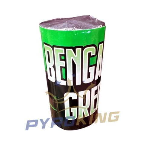 Ogień wrocławski Bengalos Green P-OW/G mocny zielony płomień Pyrolife F2 1 sztuka