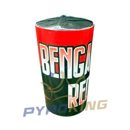 Ogień wrocławski Bengalos Red P-OW/R mocny czerwony płomień Pyrolife F2 1 sztuka