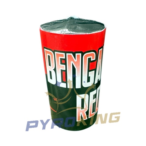 Ogień wrocławski Bengalos Red P-OW/R mocny czerwony płomień Pyrolife F2 1 sztuka
