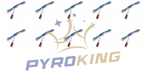 Zapalniki elektryczne pirotechniczne 0,5m PC-IGN050 – zestaw 10szt