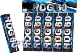 Niebieska świeca dymna na draskę RDG60M(SH) T1 – blue smoke do zdjęć Klasek Pyroking.pl