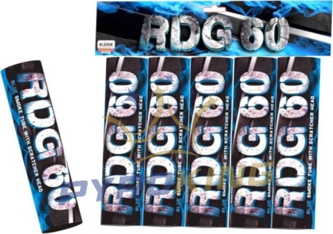 Świeca dymna na draskę niebiesk RDG60M(SH) T1