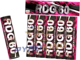 Świeca dymna na draskę różowa RDG60R(SH) T1