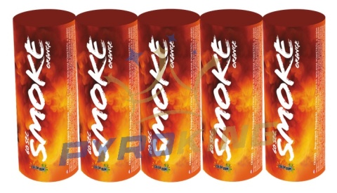 Świece dymne pomarańczowe Color Bum CB290O T1 60 s – zestaw 5 sztuk intensywny dym do zdjęć i eventów