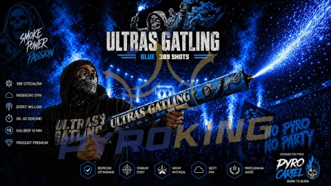 ULTRAS GALTING BLUE niebieski Pyro Cartel PC2G2B