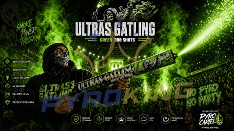 ULTRAS GALTING GREEN zielony Pyro Cartel PC2G2G