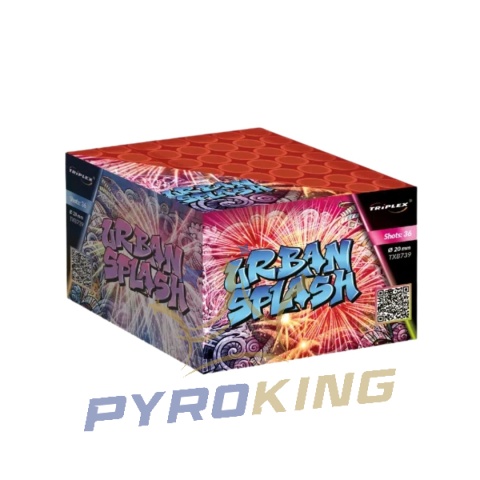 WYRZUTNIA URBAN SPLASH - 36 strzałów - 20mm - TXB739
