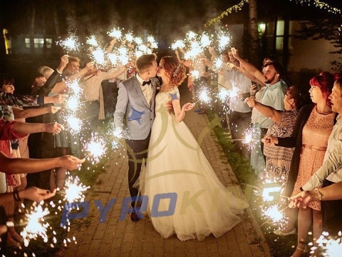 Weselne Zimne Ognie 40cm CS1201C - 5 sztuk