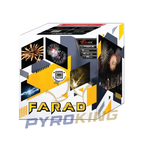 Wyrzutnia Farad PXB2136 - 16 strzałów, kaliber 26mm