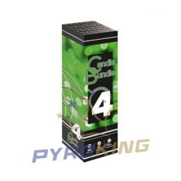 Wyrzutnia/Bateria RZYMSKICH OGNI Triplex CANDLE BUNDLE 4 XC3004 - 300 strzałów, kaliber 12mm