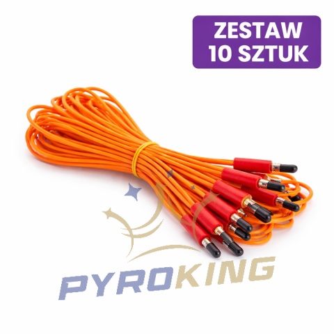 Zapalniki elektryczne pirotechniczne 0,3 m PC-IGN030 – zestaw 10 szt.